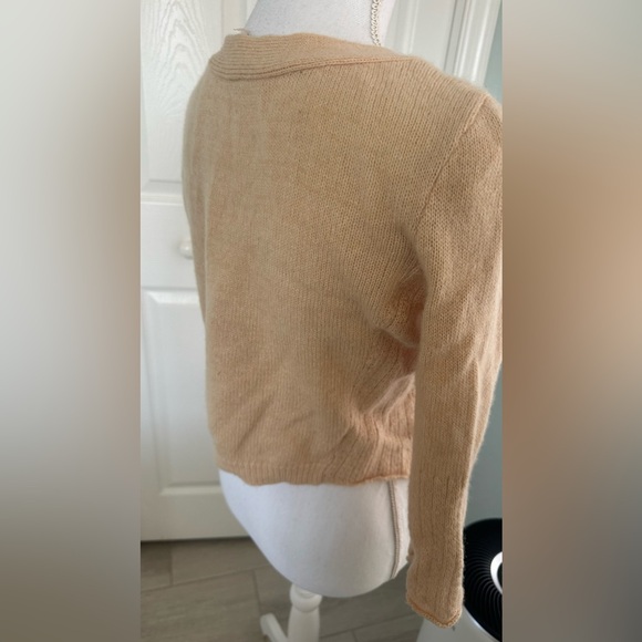 Free People Blush Stud Lace Sequin Knit Cardigan - Picture 7 of 13